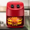 SMSOM Air Fryer, Airfryer Oven Small Air Fryer Cooker, Timer and Temperature Control Air Fryers with Nonstick Basket Dishwasher Safe Auto Shut-Off (1000W) (Color : Red) view 4