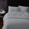 100% Cotton Bedsheets Bed-in-A-Beg Set(1 Duvet Cover,1 Fitted 18" Deep Pocket,1 Flat,2 Pillowcases) Rv-King Silver Sheet Set - Extra Long Staple Cotton for Most Comfortable Bed Sheets view 1