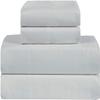 100% Cotton Bedsheets Bed-in-A-Beg Set(1 Duvet Cover,1 Fitted 18" Deep Pocket,1 Flat,2 Pillowcases) Twin XL White Sheet Set - Extra Long Staple Cotton for Most Comfortable Bed Sheets view 2