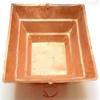Indian Cultural Copper Yagya Hawan Kund 8 inch with Copper Om Gayatri Mantra Plate 8 inch with Brass Garuda Ghanti and Brass Kuber Diya Havan Kunda Agnihotri Poojan Purpose Religious Item view 2