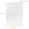 10 Pack Frosted Acrylic Sign Blank for Table Numbers, 5 x 7 Inch Acrylic Blank Frosted Sheet Sign 1/8 inch Thick, Use for DIY Wedding Table Signs, Wood Base NOT Included view 2