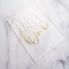 10 Pack Frosted Acrylic Sign Blank for Table Numbers, 5 x 7 Inch Acrylic Blank Frosted Sheet Sign 1/8 inch Thick, Use for DIY Wedding Table Signs, Wood Base NOT Included view 4