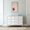 Kate and Laurel Sylvie A Little Patience Framed Canvas Wall Art by Caroline Mint, 23x33 Gray, Whimsical Hot Air Balloon Art for Wall view 2