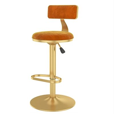 ZDXY Barstools Set of 2, Rotating and Adjustable Bar Stool, 23.6-31.5in, Kitchen Dining Room Seats with Backrest, Velvet Upholstered Counter Height, Coffee Shops, Homes, Breakfast Restaurants