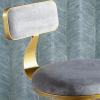 ZDXY Barstools Set of 2, Rotating and Adjustable Bar Stool, 23.6-31.5in, Kitchen Dining Room Seats with Backrest, Velvet Upholstered Counter Height, Coffee Shops, Homes, Breakfast Restaurants view 3