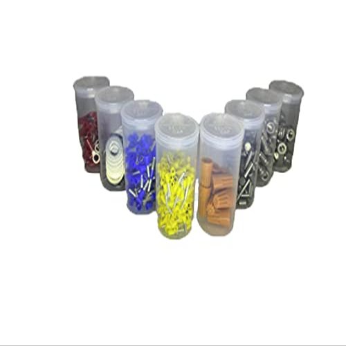 EVO Plastics| 30 Pack of Pop Top Containers DRAM 19 Bottles (Clear)(2.75" Deep X 1.5" Wide) - Dry Herb Containers - Child Resistant Smell Proof Container - Pill Vials - Rx Vial