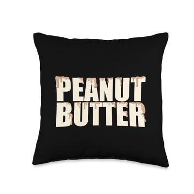 Peanut Butter Jelly Matching Couples Lover Halloween Throw Pillow