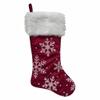 20" Snowflake Stocking view 1