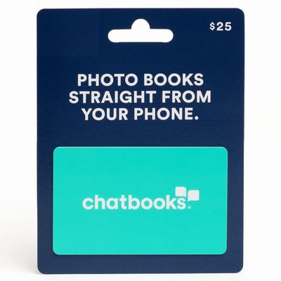 Chatbooks Gift Card | Photo Books Straight From Your Phone | $25