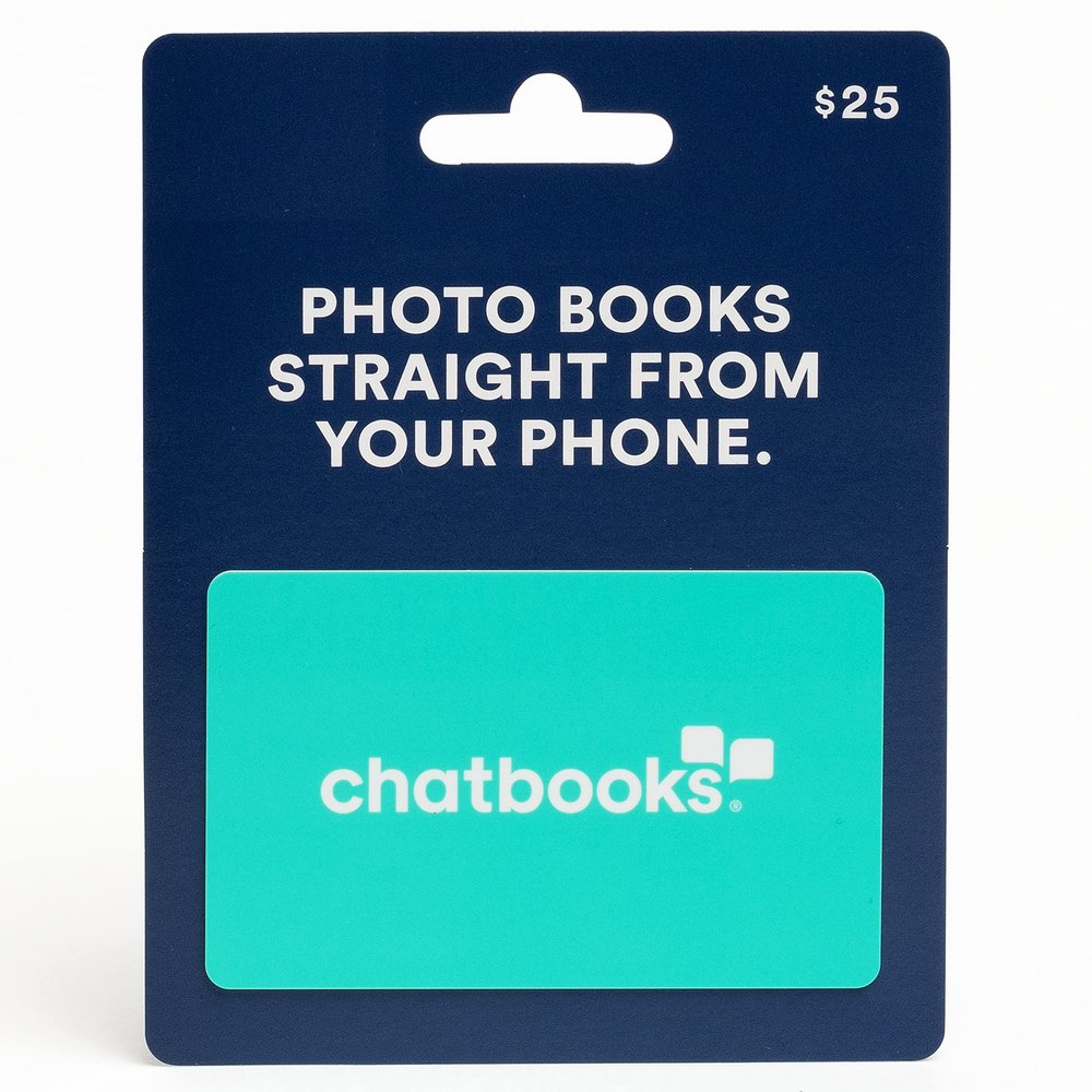 Chatbooks Gift Card | Photo Books Straight From Your Phone | $25