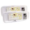 DecorFest Premium Plastic Mini Appetizer & Dessert Entertaining Set  for Entertaining, Weddings, Parties & Events  66 Piece Sets  2 Pack view 1