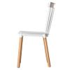 Fabulaxe Modern White Dining Chair, Windsor Design, Beech Wood Legs, Kitchen Table Chair, Silla Comedor, Single or Set of 2 Small Dining Chairs view 4