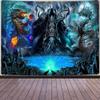Aidatain Magic Dragon Tapestry Japanese Anime Fantasy Animals Large 80" 60" For Men Cool Game World Aesthetic Wall Hanging Flannel Tapestries for Bedroom Living Room GTWHAT1423 view 1