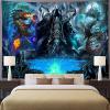 Aidatain Magic Dragon Tapestry Japanese Anime Fantasy Animals Large 80" 60" For Men Cool Game World Aesthetic Wall Hanging Flannel Tapestries for Bedroom Living Room GTWHAT1423 view 2