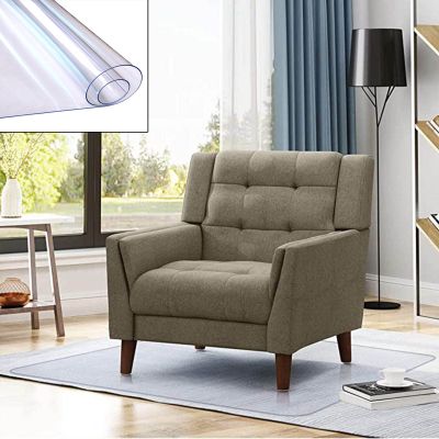 DXZ-Design Transparent Wooden Floor Plastic Mat Width 60cm 70cm 80cm 90cm 100cm PVC Protection Pad, Scratch-Resistant Chair Carpet Protector (Size : 23.6x31.5in/60x80cm)