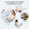2500mL Cool Mist Humidifiers for Bedroom, Essential Oil Compatible, 7-Color Light, 25dB Quiet Run Up to 30H, BPA-Free Humidifiers for Large Room Plants Baby Room, Auto Shut Off, Easy to Clean view 4