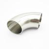 2-1/4" 57mm OD 304 Stainless Steel Sanitary Weld 90 Degree Elbow Pipe Fitting for Home Brew Homebrew Wine Beer Brewing view 1