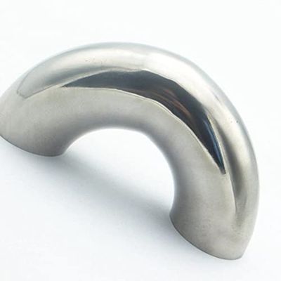1-1/2" 38mm OD 304 Stainless Steel Sanitary Weld 180 Degree Elbow Pipe Fitting for Home Brew Homebrew Wine Beer Brewing