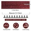 12 Packs Sequin Table Runner Glitter Dining Table Runner for Birthday Wedding Engagement Bridal Baby Shower Bachelorette Holiday Celebration Party Supplies Decorations (12" x 72", Burgundy) view 3