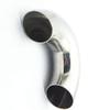 3" 76mm OD 304 Stainless Steel Sanitary Weld 180 Degree Elbow Pipe Fitting for Home Brew Homebrew Wine Beer Brewing view 1