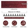 12 Packs Sequin Table Runner Glitter Dining Table Runner for Birthday Wedding Engagement Bridal Baby Shower Bachelorette Holiday Celebration Party Supplies Decorations (12" x 108", Burgundy) view 3