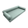DBM IMPORTS *Cover ONLY*-Style 6 Outdoor Daybed Mattress Bolster Pillow Slipcovers Pipe Trim Crib Size - AD002 view 1