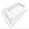 DBM IMPORTS *Cover ONLY*-Style 6 Outdoor Daybed Mattress Bolster Pillow Slipcovers Pipe Trim Crib Size - AD106 view 2