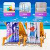 LIVILAN Small Dinosaur Beach Towel for Kids, 24x48, Microfiber, Quick Dry, Sand Free, Lightweight, Thin, Perfect for Girls, Boys, Bath, Swim, Shower, Unique Dinosaur Gifts and Decorations view 4