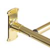 Utopia Alley Rustproof Wall Mounted Aluminum D-shape Shower Rod With Ceiling Support for Freestanding Tubs, 60 Inch Large Size by 25 Inch, Gold view 3