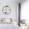 CONMING Wall Shelf Round with 3 Levels,Fashion Hanging Floating Shelves,Home Decor Shelves,Easy to Install,for Bathroom, Bedroom, Living Room,Kitchen, Office view 4
