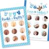 50 Blue Who Knows Mommy Best, Baby Prediction and Advice Cards etc, 25 Love or Labor, Boobs Or Baby Butts Gender Reveal - 6 Double Sided Cards Baby Shower Games Funny, Baby Shower Party Supplies view 4