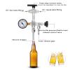 AIZYR Counter Pressure Bottle Filler with 0-60 psi Monitoring Pressure Gauge, CO2 Beer Bottle Growler Filler 304 Stainless Steel Beer Homebrew Tool Kit view 2