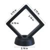 10 Pcs Suspended Floating Display Case, 2.75 in 3D Floating Display Case Coins Display Frame 3D Floating Frame Display Holder Floating Transparent Frame Display Case view 4