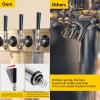 Dbgogo 4-1/8'' Draft Beer Faucet Shank, 1/4'' Beer Line Barb No Leak No Drip No Stick Stainless Core Kegerator Brew Tap Beer Shank Dispenser Self-Closing Spring Tap Brush Spanner Wrench Hose Clamp view 4