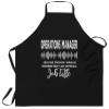 99WakeUp Operations Manager Mug - Operations Manager Freakin Awesome Job title Black Apron - 1 Size fits all Men Women Workwear Aprons view 1