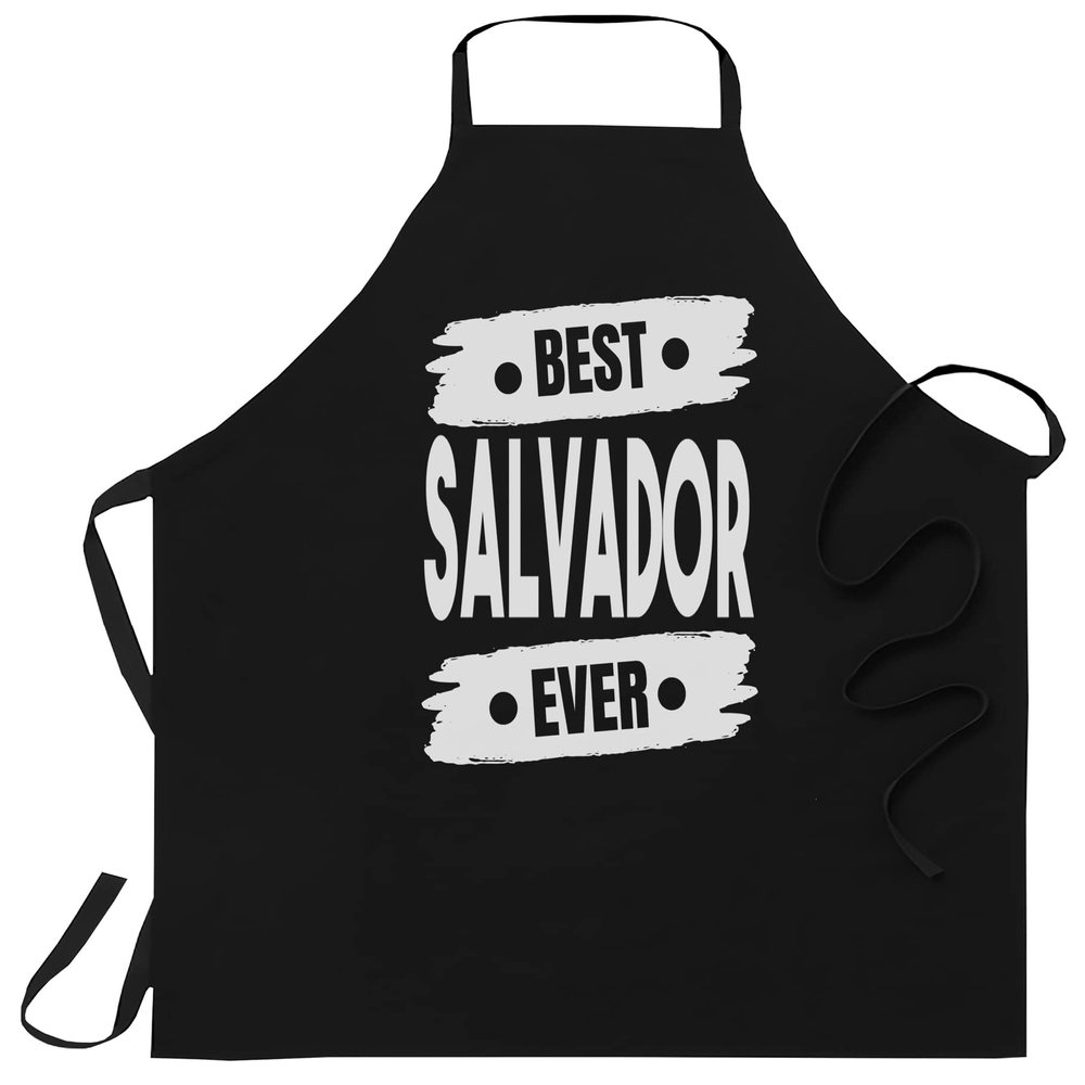 99WakeUp Men Best SALVADOR Ever - Personalized SALVADOR Name Birthday Apron 1 Size fits all Men Women - Aprons Workwear