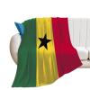 Adugen Origei Flannel Warm Super Soft Ghana Flag Blanket 40"x50" view 1