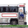 Personalized Bus Driver - Male Wooden Key Chain view 2
