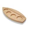 Beer Flight Sampler Paddle Board Surfboard Shape. For 4oz to 5oz Glasses. Made in Oakville, MD USA. view 1