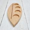Beer Flight Sampler Paddle Board Surfboard Shape. For 4oz to 5oz Glasses. Made in Oakville, MD USA. view 4