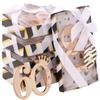 24 pcs 60th Birthday Party Favors Bottle Opener-Black and Gold 60th Birthday Anniversary Party Souvenir Keepsake for Guest,60 Birthday Party Decor Supplies (Black 60, 24)