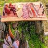 Charcuterie Board Large Live Edge Wood, Red Cedar Serving Trays With Handles, Wedding/Housewarming/Anniversary/Christmas Gift view 1