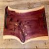 Charcuterie Board Large Live Edge Wood, Red Cedar Serving Trays With Handles, Wedding/Housewarming/Anniversary/Christmas Gift view 3