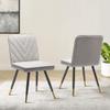 ALISH Dining Chairs, Mid Century Modern Dining Chairs Set of 2 Dining Room Chairs Upholstered Dining Chairs with Metal Legs Desk Chairs Side Chair for Kitchen, Living Room view 1