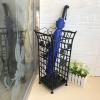 Umbrella Stand Openwork Holder, Antique Umbrella Rack with Removable Drip Tray, Metal Office Hallway for Umbrellas Walking Cane (Color : Black) view 3