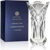 CS Crystal Vase 12-inch high, Cabbage Design, for Flowers & Decor. Lovely Nice Shiny Piece. Perfect as a Gift, Suitable for All Occasions view 1