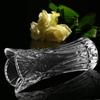 CS Crystal Vase 12-inch high, Cabbage Design, for Flowers & Decor. Lovely Nice Shiny Piece. Perfect as a Gift, Suitable for All Occasions view 2