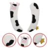 Cabilock Household Toilets Pad Warm Plush Seat Covers Reusable Washable Black White Design Easy Application view 4
