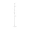 YKHB Floor Coat Rack Coat Stand Creative Iron Bow-Knot Hook Coat Rack Nordic Marble Base Standing Hanger Home Floor Clothing Rack Easy to Assemble (Color : White) view 1