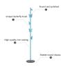 YKHB Floor Coat Rack Coat Stand Creative Iron Bow-Knot Hook Coat Rack Nordic Marble Base Standing Hanger Home Floor Clothing Rack Easy to Assemble (Color : White) view 3
